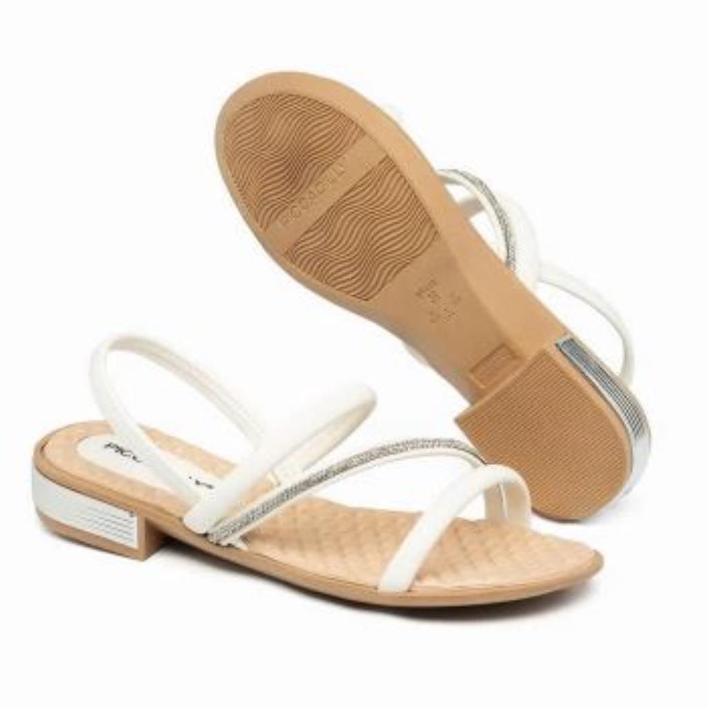 SANDALIA PY590022 RASTEIRA STRETCH SOFT E STRASS