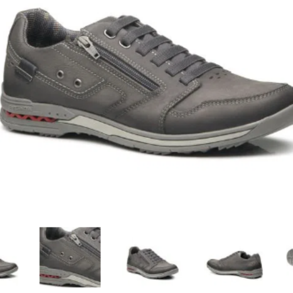 SAPATENIS MASCULINO PA114858 EM COURO LINHA GOLD